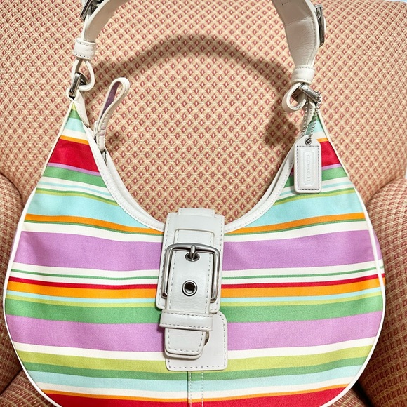 Coach Hampton multicolor hobo bag - Picture 3 of 14